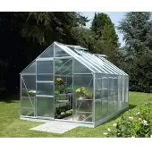 Vitavia Gewächshaus "Merkur 11500", silber (silberfarben), B:254cm T:441cm, Gewächshäuser, Gewächshaus