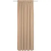 Wirth Vorhang "Sunday, 1 Stück, Multifunktionsband, halbtransparent, nach Maß", orange (terra), B:142cm H:335cm, Jacquard, Baumwolle, Polyester, Gardinen, Vorhang, nach Maß