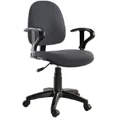 Dripio Bürostuhl Easy, Armlehnen, höhenverstellbar, grau