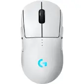 Logitech G PRO 2 LIGHTSPEED Mouse, Beidhändig, Optisch, RF Wireless, 32000 DPI, 1 ms, Weiß