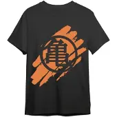 Superplay Dragon Ball Logo Kame Negro Kurzarm-t-shirt