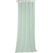 Wirth Vorhang "Sunday, 1 Stück, Schlaufen, halbtransparent, nach Maß, Jacquard", grün (mint), B:142cm H:345cm, Jacquard, Baumwolle, Polyester, Gardinen, Vorhang, nach Maß
