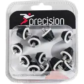 Precision - Fußballschuh-Stollen Premier Pro Set RD328 (Einheitsgröße) (Weiß/Schwarz)