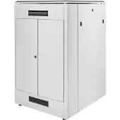 Digitus Netzwerkschrank Unique Serie - 800x1000 mm (BxT), Freistehendes Gestell, 26U, 800 kg, Ablageschienen, Hellgrau