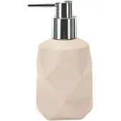 Kleine wolke Seifenspender "Crackle", beige (sandbeige), B:8cm H:17cm T:8cm, Polyresin (Kunststein), Dosierspender, Seifenspender, in mehreren Farben erhältlich