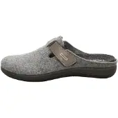 Rohde Pantoffel "Bari" Hausschuh, Clog mit Klettverschluss-Riemchen