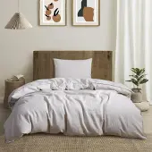 OEM Leinen Bettwäsche 155×220 cm, 2-teilig, Naturleinen, Stonewashed