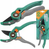 Flo Amboss-Gartenschere für den Rückschnitt von trockenem und hartem Holz, 210 mm