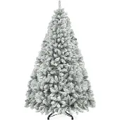 OEM Kunstkerstboom mit Schnee, 1346 Zweige, 229 cm, mit Ständer