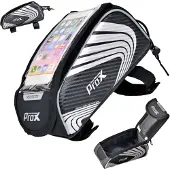 ProX Wasserdichte Fahrradtasche für Smartphones bis 5,5 Zoll, Befestigung am Rahmen