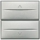 Legrand Bticino HC4027/2 Jalousieschalter Aluminium 2Te HC40272