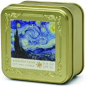 PADDYWAX Impressionist Duftkerze "Van Gogh – Sternennacht", 99g, in einer Blechdose