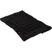OEM Faltbare Futonmatratze 135x190x10 cm, Schwarz