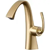 Merkloos Elegante Messing-Waschtischarmatur mit Wassersparfunktion