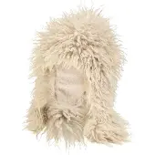 Sterntaler Bommelmütze "Inkamütze Plüsch", Damen, Gr. 49, beige (natur), Obermaterial: 100% Polyester PES. 100% Polyester PES. 100% Polyester PES. 100% Polyester PES., Mützen Bommelmütze
