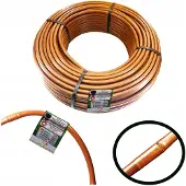 LoveMyGarden Tropfschlauch 16mm 100m Braunes druckkompensierendes Hochleistungsmodell
