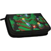 Starpak Pixel Game Federtasche Einzelfach Aufklappbar Ohne Inhalt
