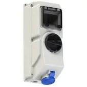 Pce 7813-6 CEE-Steckdose abschaltbar DIN 16A 3p 6h IP44/IP54 78136