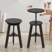 Dripio Holz-Malkrübe, höhenverstellbar, Ø 30 cm, Walnuss