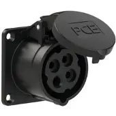 Pce 314-7 CEE-Anbausteckdose gerade (70x70mm) 16A 4p 7h IP44/IP54 3147