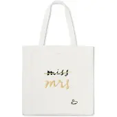 Kate spade new york Canvas-Tragetasche, Miss to Mrs.