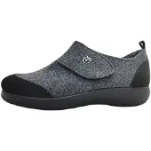 Fly Flot Damenschuhe Hausschuhe Grau Freizeit