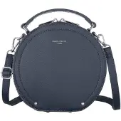David jones - Damen Runde Umhängetasche - Frauen Kreis Tasche Kunstleder - Elegant