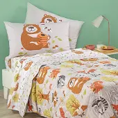 OEM Bettwäsche-Set Einzelbett Kinder, Bär, beige, 3-teilig