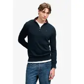 Superdry Prep Essential Cotton Halbzippullover