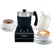 OEM Milchaufschäumer 650 W, 500 ml, Schwarz/Silber, magnetisch