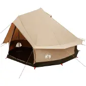 vidaXL Familienzelt 8 Personen Creme Polybaumwolle
