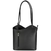 Belli italienische Ledertasche Backpack Classic 2in1 Damen Rucksack Leder Handta