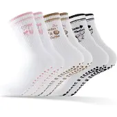 Merkloos Rutschfeste Pilates-Socken – Mehrfarbig – Für Yoga und Fitness