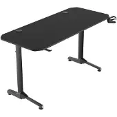 Merkloos Gaming Bureau – Volle Mauspad, Schwarz, 140 x 60 cm