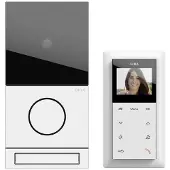 Gira 2416902 Video System 1TN weiß System 106 Einfamilienhaus Paket Video