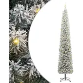 vidaXL Künstlicher Weihnachtsbaum Grün und Weiß 300 cm