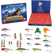 Merkloos Adventskalender für Fischer mit 24 Überraschungen
