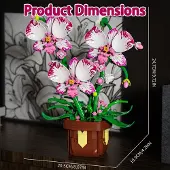 Merkloos Kreatives Orchideen-Bausatz mit 355 Teilen