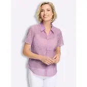 Sieh an! Kurzarm-Bluse in orchidee | Gr.: 42