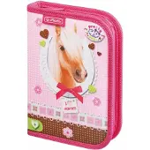 Herlitz 11360724, Weiches Federmäppchen, Polyester, Gemischte Farben, Abbildung, Kind, Uni