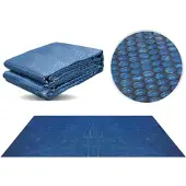 Miganeo Pool Solarfolie 800 x 400 cm rechteckig | schwarz/blau | 180 my