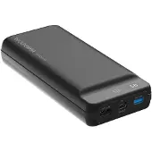 RealPower PB-30k PD, 30000 mAh, 18 W, Schwarz