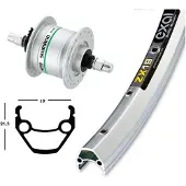 Exal Zx19 Dynamo Shimano Dh3n31 Vorderrad