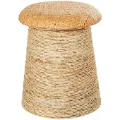 OEM Runde Rotan-Krücke, Natur, 49x39x75 cm