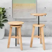 OEM Schilderskruk höhenverstellbar 360° drehbar Buchenholz 48-66 cm