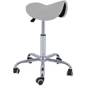 OEM Kruk Pony 5 Rollen Chrom-Fuß silber Kunstleder