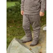 Joha Hose Merinowolle, Dunkelbraun, 80