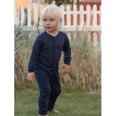 Joha Pyjama Merinowolle, Navy, 60