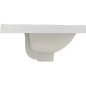 Ideal standard Connect Einbauwaschtisch, rund, 1 Hahnloch, mit Überlauf, 380x380x165mm, E504101