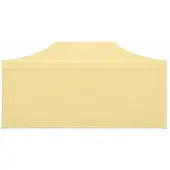 Ambitent Faltpavillon 3x6 m ALU Standard – Sechskantprofil 40 mm, Plane 450 g/m², 4 geschlossene Seitenwände, 62 kg - Oliv